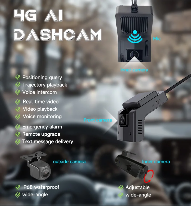 4G AI Dual Dash Cam 4G AI Dual Dash Cam