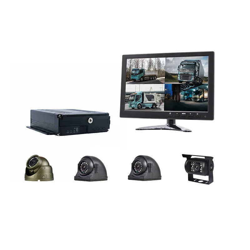 Vehicle Mobile DVR APP Remote Control 4 Channel Truck Bus Vehicle / HP-V20
