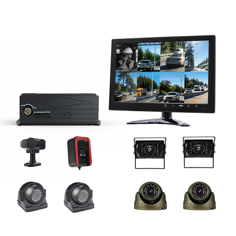 8CH 1080P MDVR SD Card Storage Surveillance Ultrasonic Video recorder HP-V22