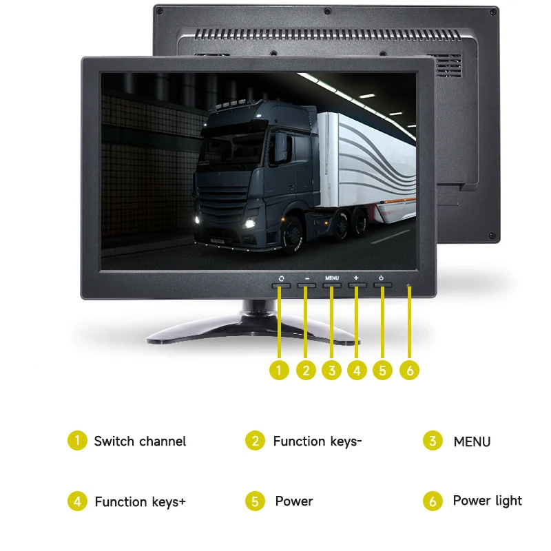 7-inch HD display, suitable for trucks, buses, vans, and fleets / ZRM-0044