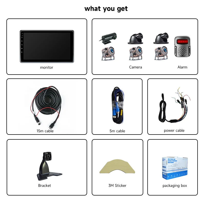 6CH DVR with Touch Monitor,Smart ADAS (Advanced Driver Assistance System) / A10