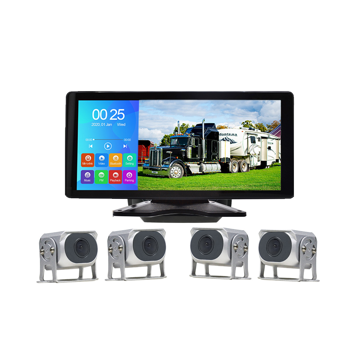 Parking Monitor, bluetooth,Loop Recording,10.36