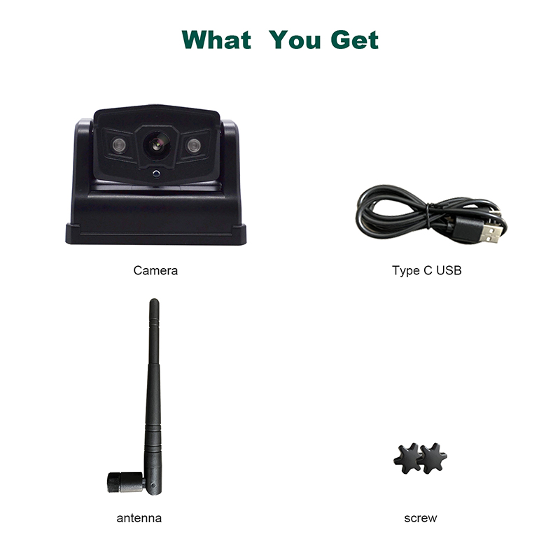Portable Wifi Backup Camera ,Battery Powered,Magnetic,No Wire Design / DC902