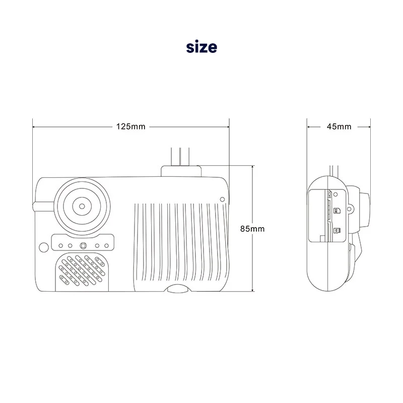 integrates dual-lens recording, ADAS driver assistance, DMS driver monitoring, GPS/BD positioning / HP-C2