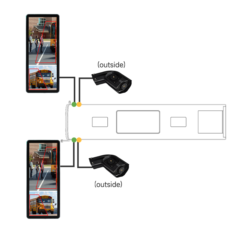 12.3 inch IPS touch screen rearview mirrors,Two-in-One that Combinesin-Vehicle DVR and Monitor / V18+834