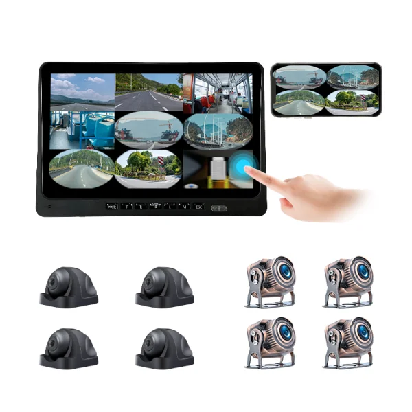 8CH 1080P HD waterproof 360 surround view panoramic image system / HP-V26