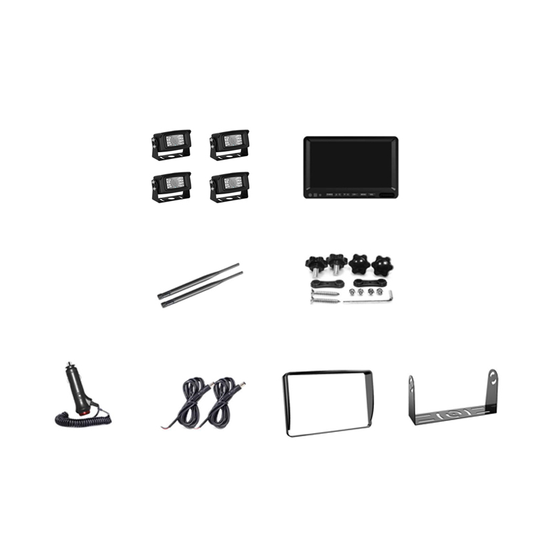 9 inch,1080P/720P camera input,IP68 Waterproof,Wireless,Night vision / X7