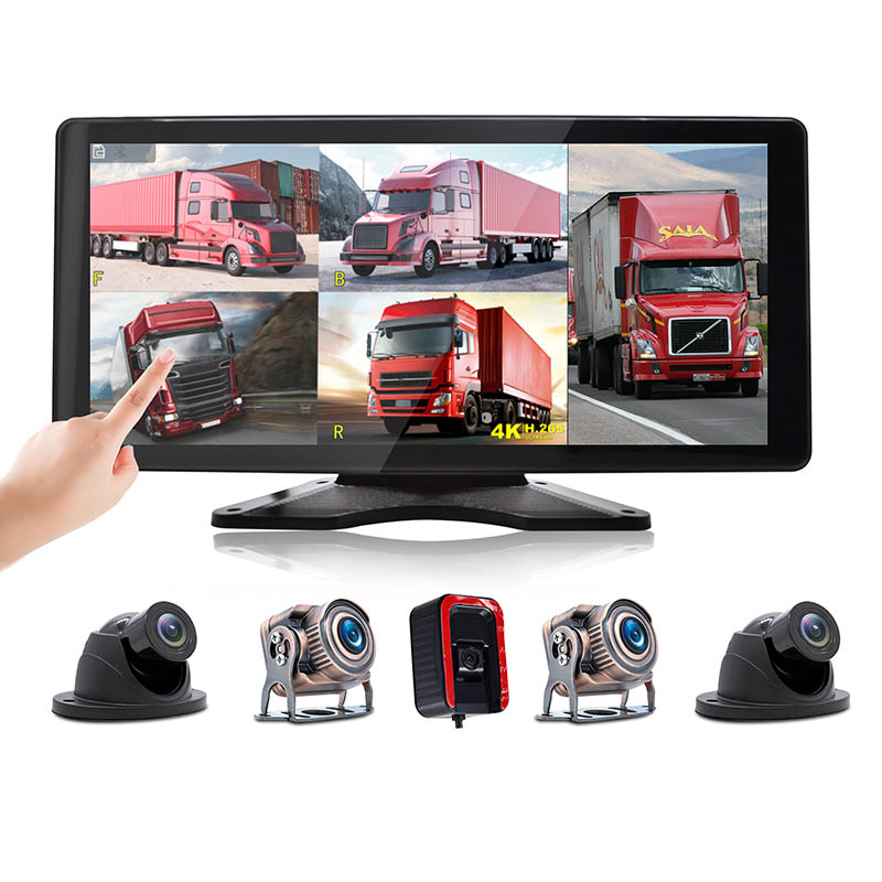A8 5CH AHD AID TRUCK DVR LCD MONITOR，360°WITHOUT BLIND SPOTS