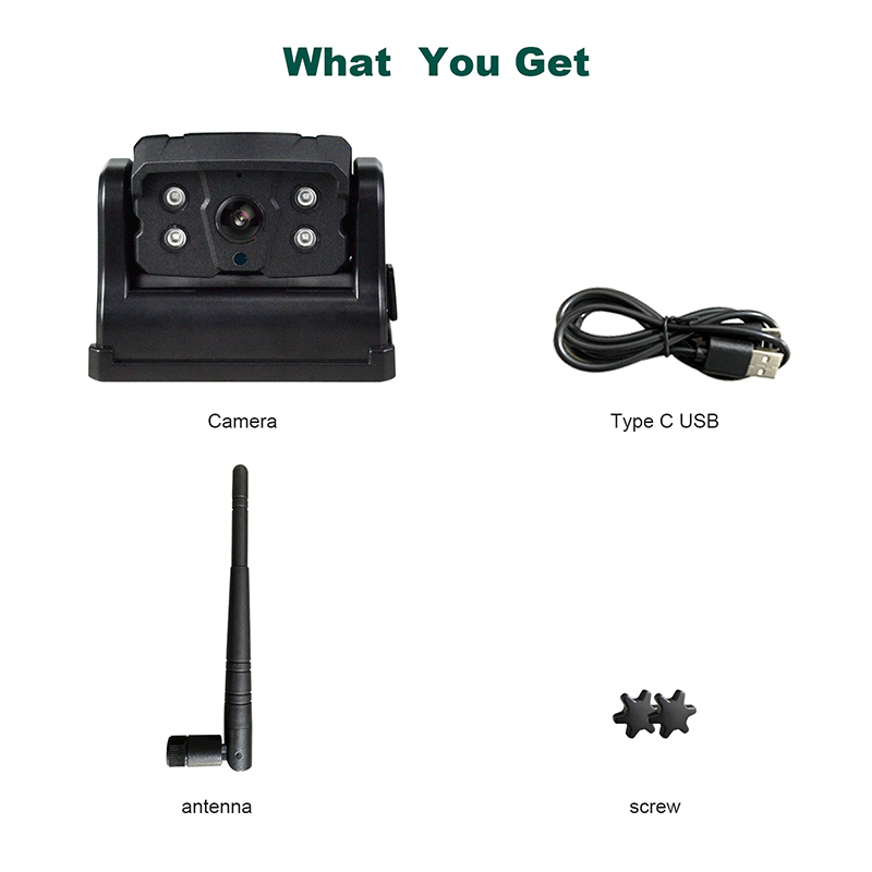 Portable Wifi Backup Camera，Battery Powered，Magnetic / DC904
